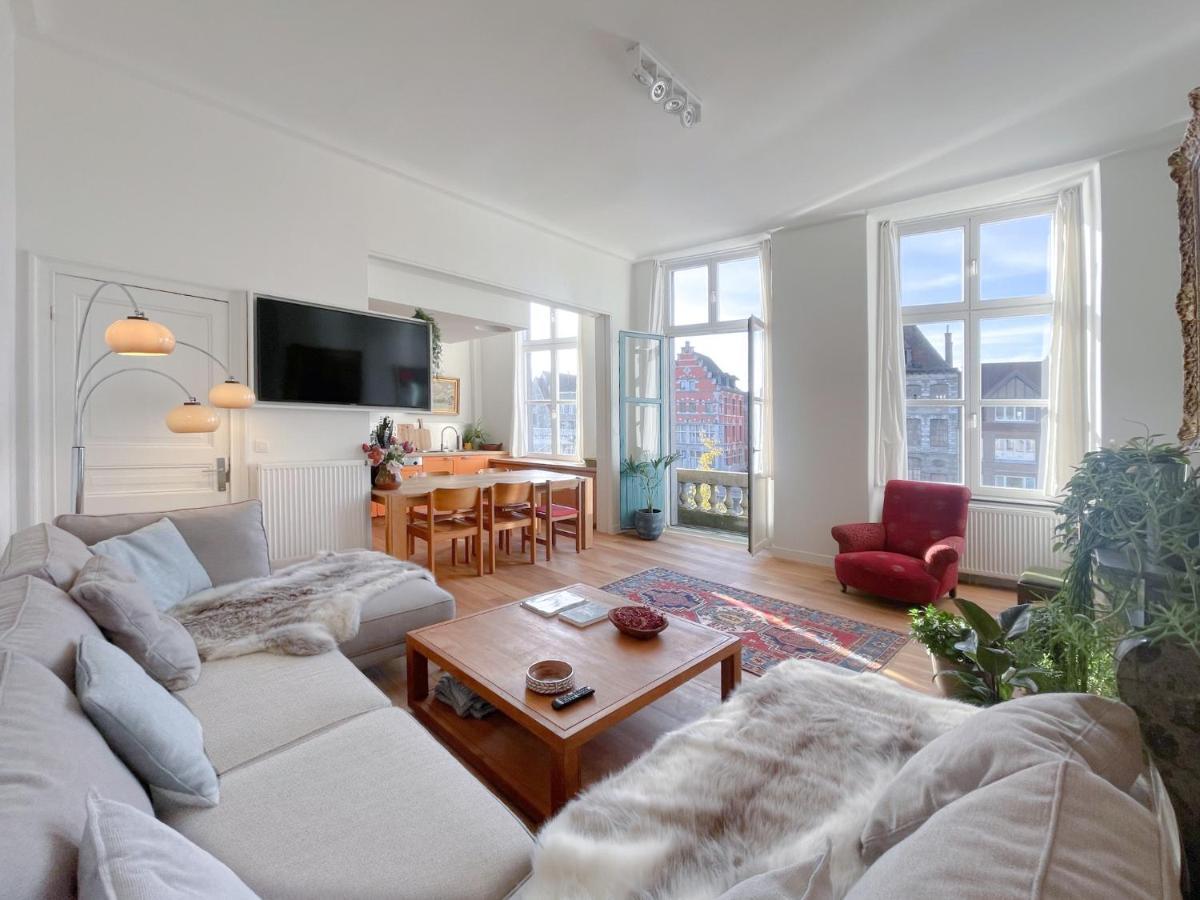Appartement Spacieux & Calme Avec Vue Sur L'Escaut Tournai Exteriér fotografie